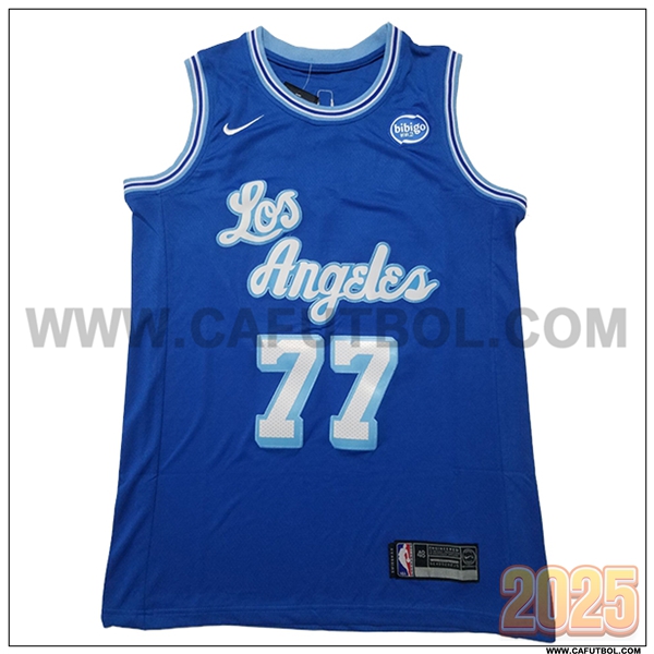 Camisetas NBA Los Angeles Lakers (DONCIC #77) 2025/26 Azul
