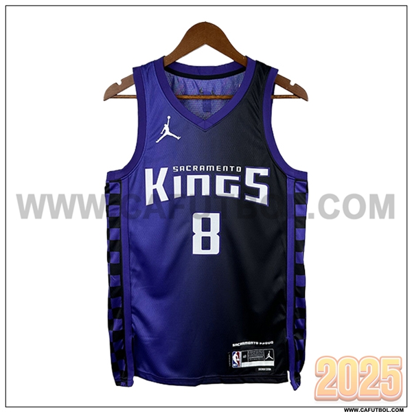 Camisetas NBA Sacramento Kings (LAVINE #8) 2025/26 Violeta/Negro