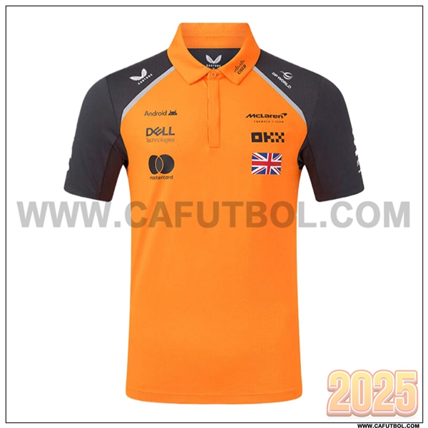 Polo McLaren F1 Team Naranja/Negro 2025