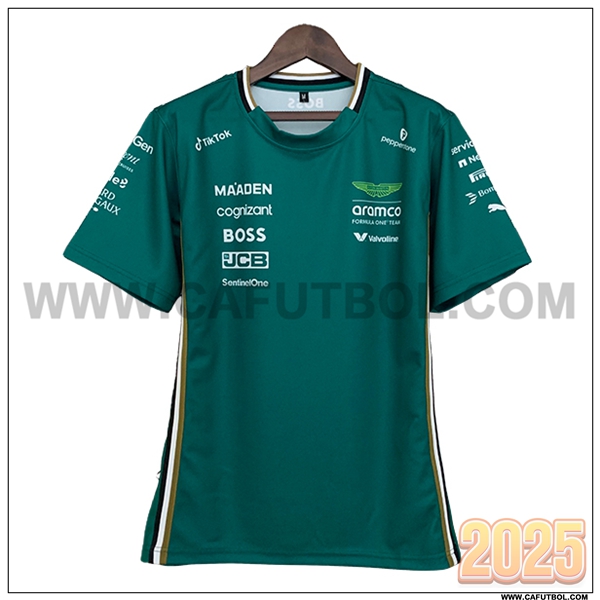 Camiseta de manga corta Aston Martin F1 Team Verde 2025