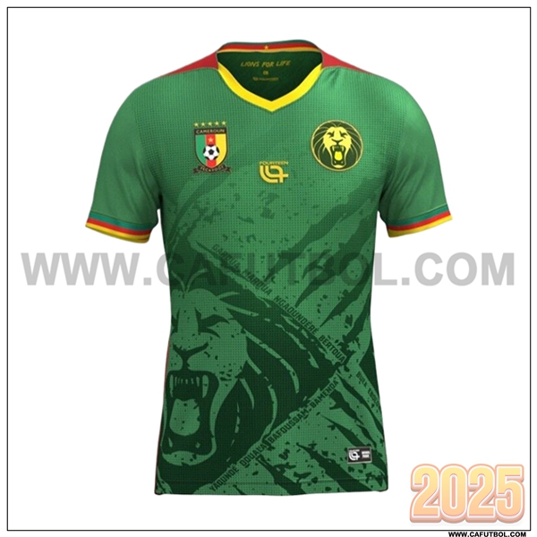 Nuevo Camiseta Equipo de Camerun Primera Verde 2025 2026