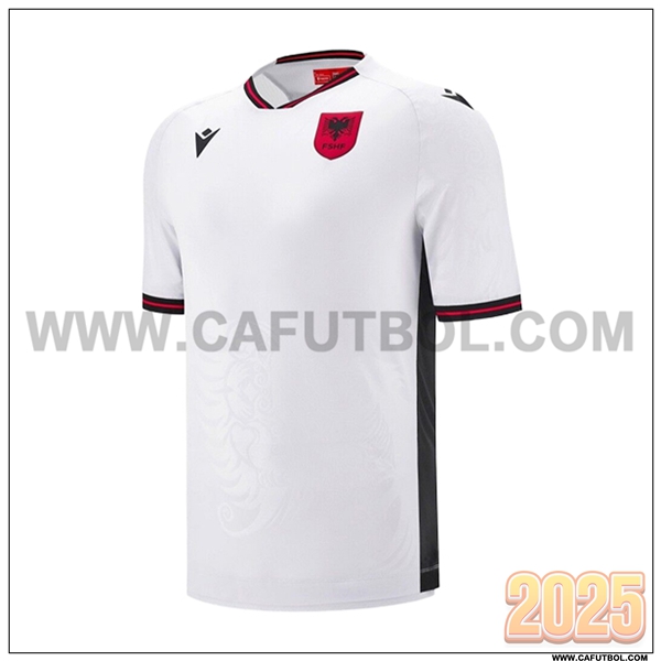 Nuevo Camiseta Equipo de Albania Segunda Blanco 2025 2026