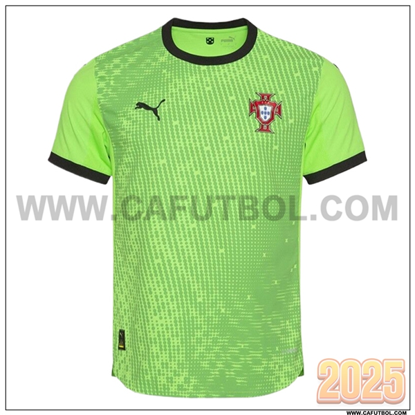 Nuevo Camiseta Equipo de Portero Portugal Verde 2025 2026