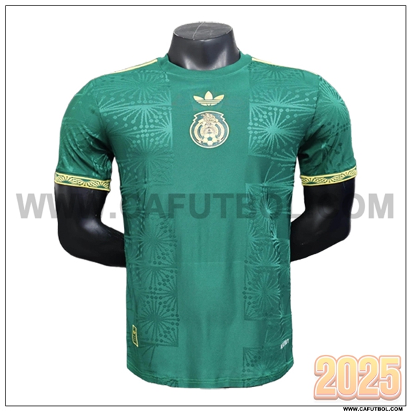 Camiseta Equipo de Mexico Verde Edicion Copa de Oro 2025 2026