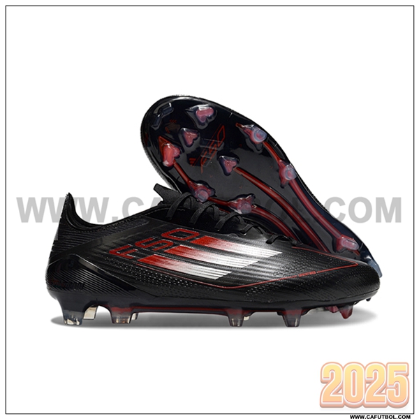 Adidas Botas De Fútbol F50 ELITE FG Negro/Rojo