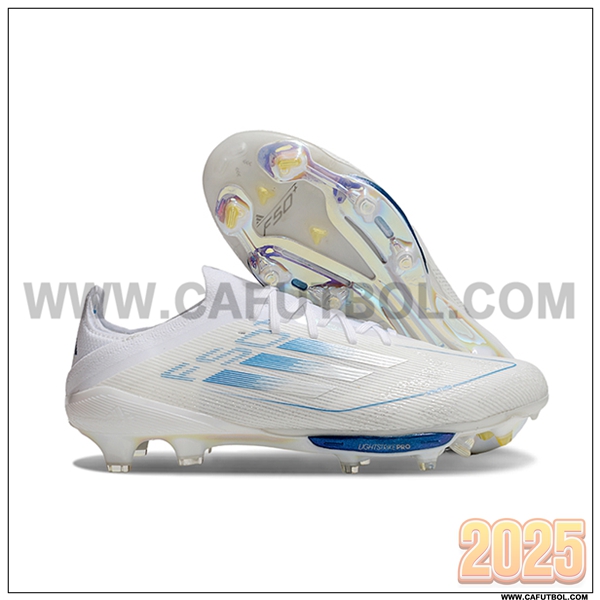 Adidas Botas De Fútbol F50+.1 FG Blanco/Azul