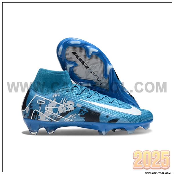 Nike Botas De Fútbol Air Zoom Mercurial Superfly IIX Elite FG Azul