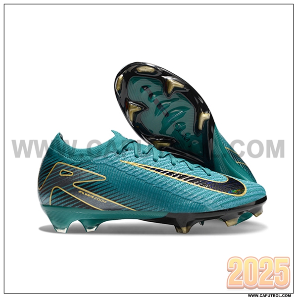 Nike Botas De Fútbol AIR Zoom Mercurial Vapor 16 Elite XXV FG Verde/Negro -03