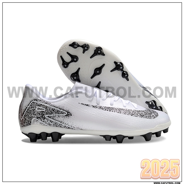 Nike Botas De Fútbol AIR ZOOM MERCURIAL VAPOR XVI ACADEMY X MBAPPE AG Blanco/Negro