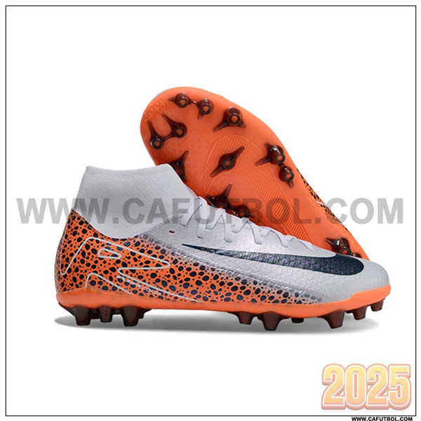 Nike Botas De Fútbol Mercurial Superfly 10 Academy Gris/Naranja/Negro