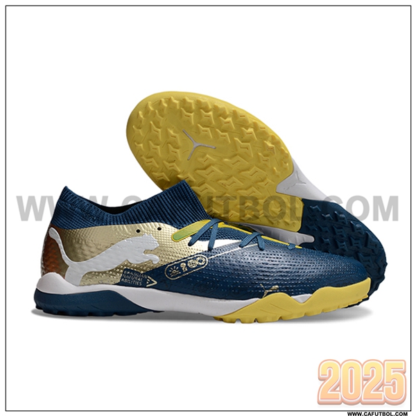 PUMA Botas De Fútbol FUTURE 7 ULTIMATE TF Azul/Amarillo