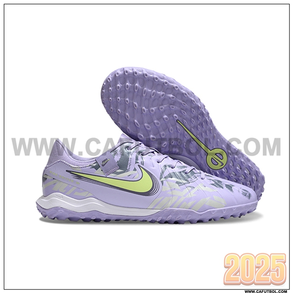 Nike Botas De Fútbol Tiempo Legend X Academy TF Violeta/Verde