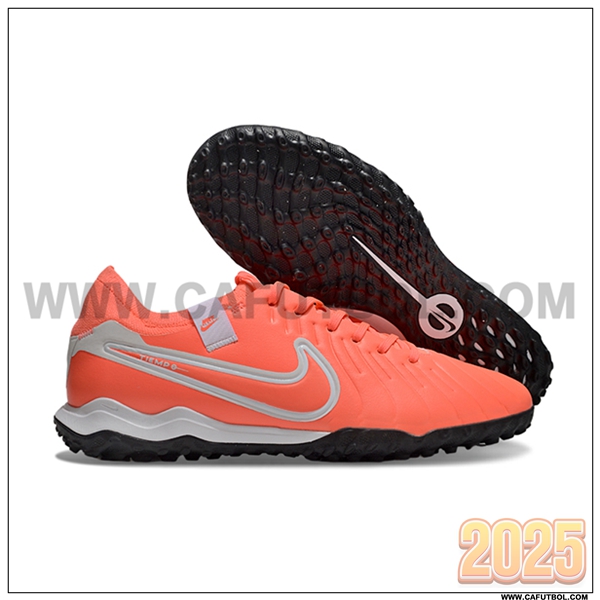 Nike Botas De Fútbol Tiempo Legend X PRO TF Naranja
