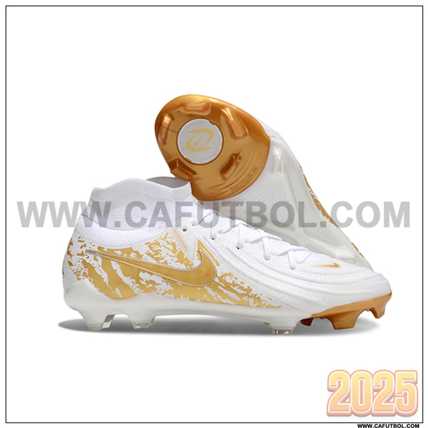 Nike Botas De Fútbol Phantom Luna Elite NU FG Blanco/Amarillo