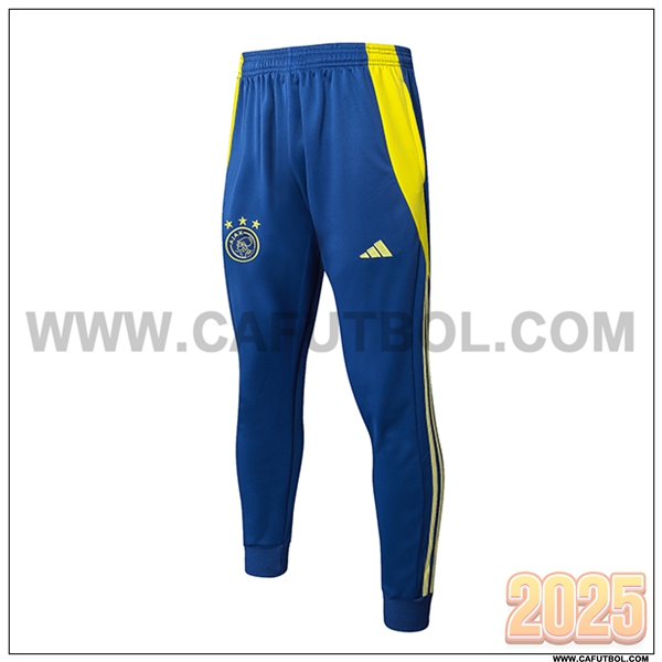 Pantalones Entrenamiento Ajax Azul/Amarillo 2025 2026
