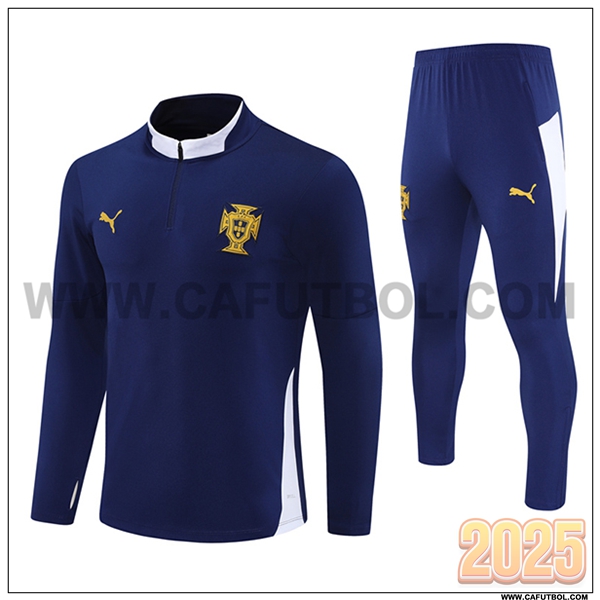 Chandal de Futbol Portugal azul real 2025 2026 -02