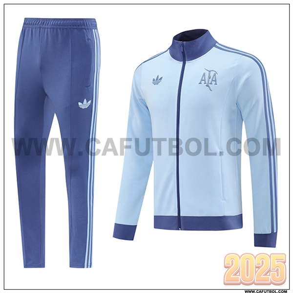 Chandal Chaquetas Futbol Argentina Azul Claro 2025 2026