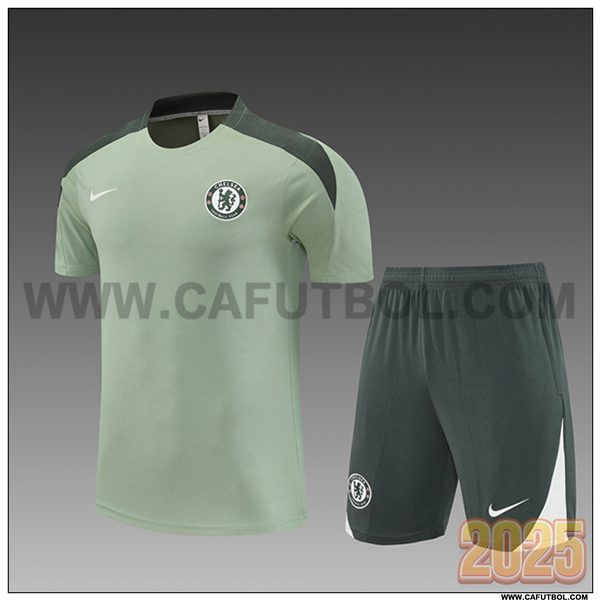 Camiseta Entrenamiento FC Chelsea Ninos Verde 2025 2026