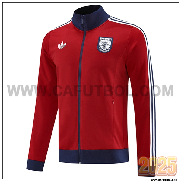 Chaquetas Futbol Arsenal Rojo/Azul 2025 2026