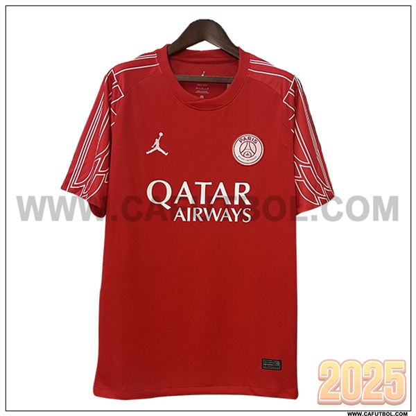 Camiseta Futbol Paris PSG Rojo Edicion Especial 2024/2025