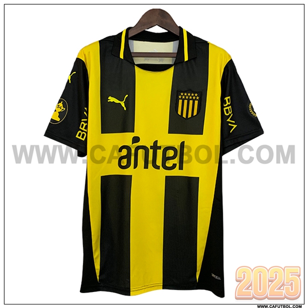 Nuevo Camiseta de Penarol Primera AMARILLO/Negro 2025 2026
