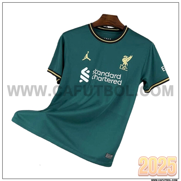 Camiseta Futbol FC Liverpool Verde Edicion Especial 2025 2026