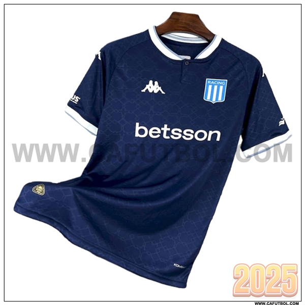 Segunda Camiseta Futbol Racing Club de Avellaneda Azul Marino 2025 2026