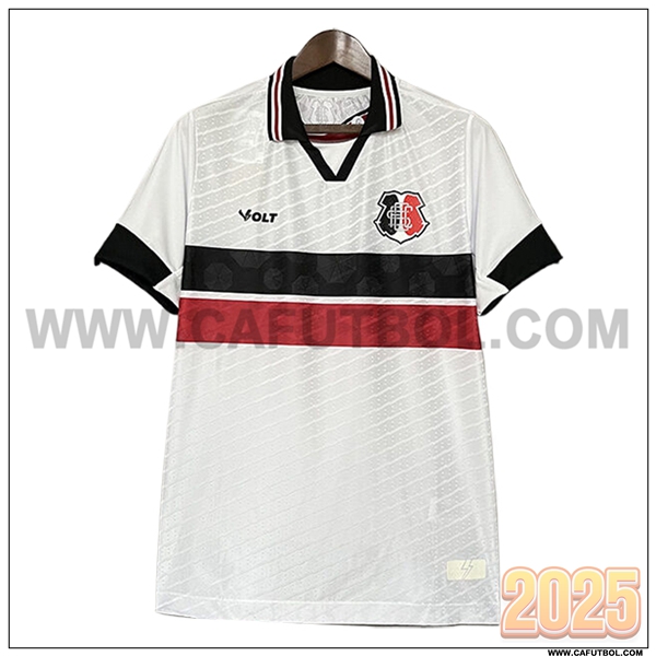 Nuevo Camiseta de Santa Cruz Segunda Blanco/Rojo/Negro 2025 2026