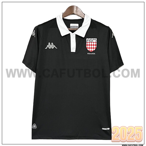 Nuevo Camiseta de AS Monaco Negro Centenario 2025 2026