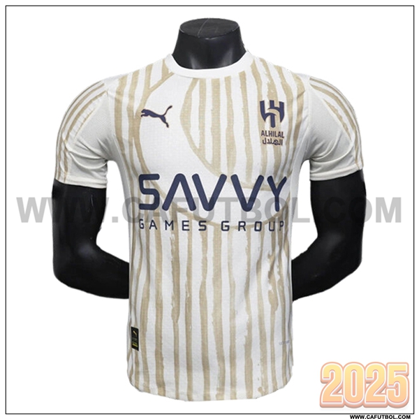 Segunda Camiseta Futbol Al-Hilal Blanco 2025 2026