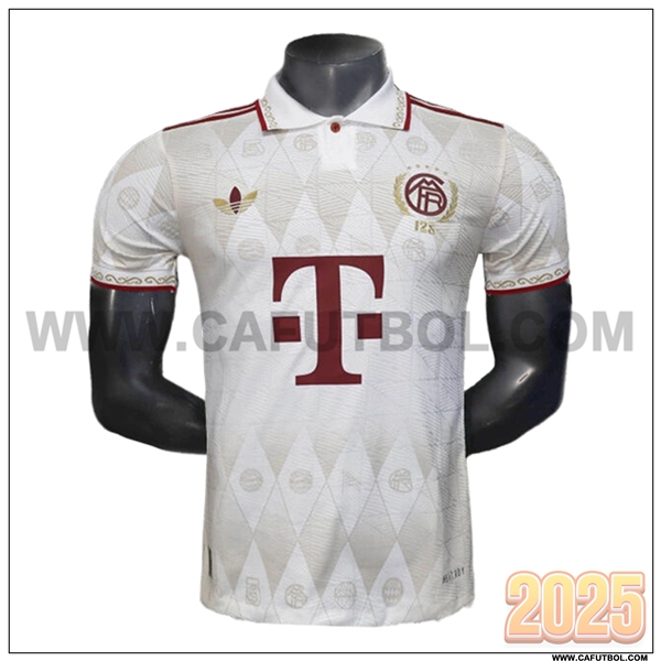 Camiseta Futbol Bayern Munich Blanco Edicion Especial 2025 2026