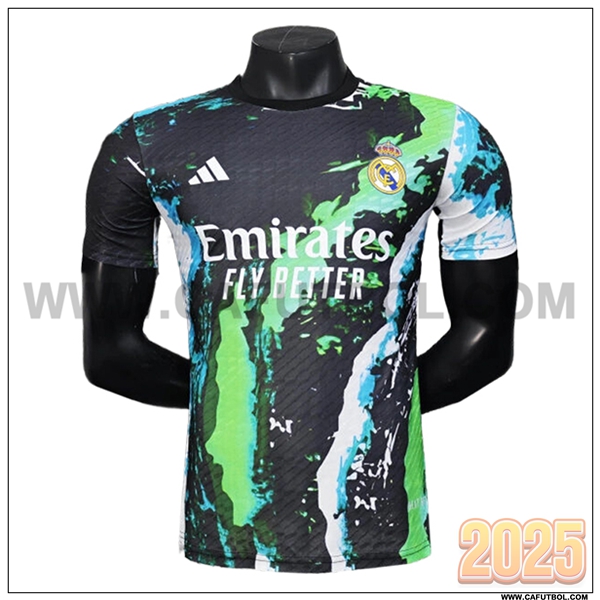 Camiseta Futbol Real Madrid Verde/Negro Edicion Especial 2025 2026