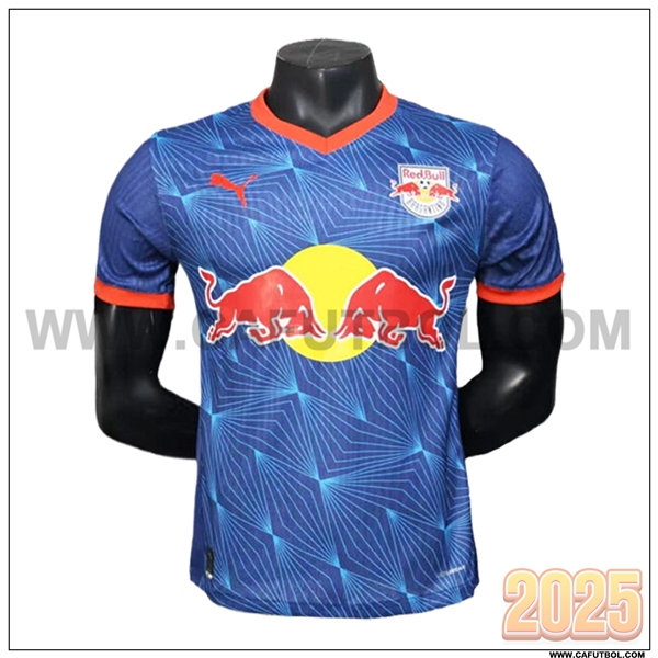Tercero Camiseta Futbol New York Red Bulls Azul/Rojo Version Filtrada 2025 2026