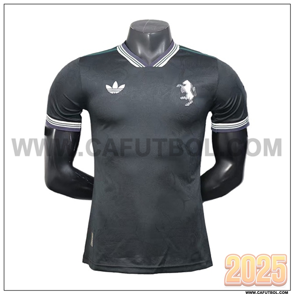 Tercero Camiseta Futbol Juventus Negro Version Filtrada 2025 2026