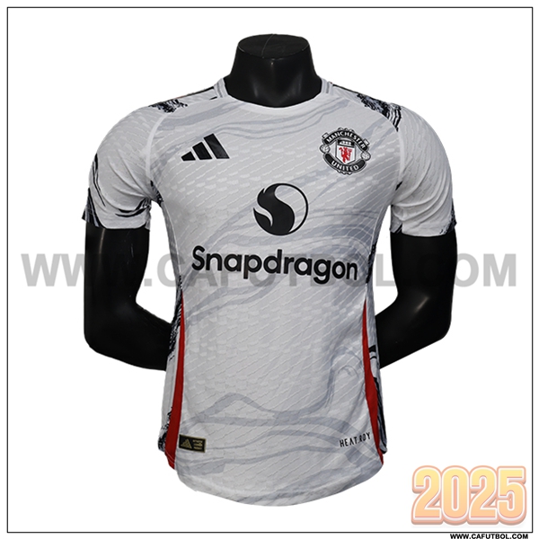 Camiseta Futbol Manchester United Blanco Edicion Especial 2025 2026
