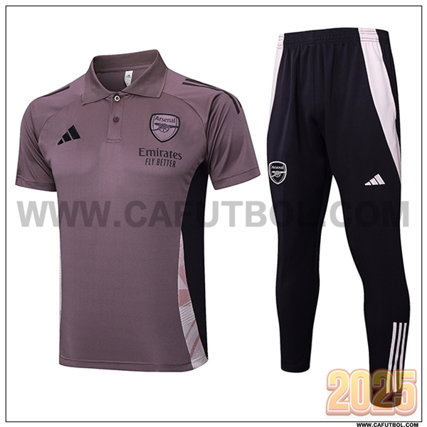 Camiseta Polo Arsenal Violeta/Negro 2025 2026