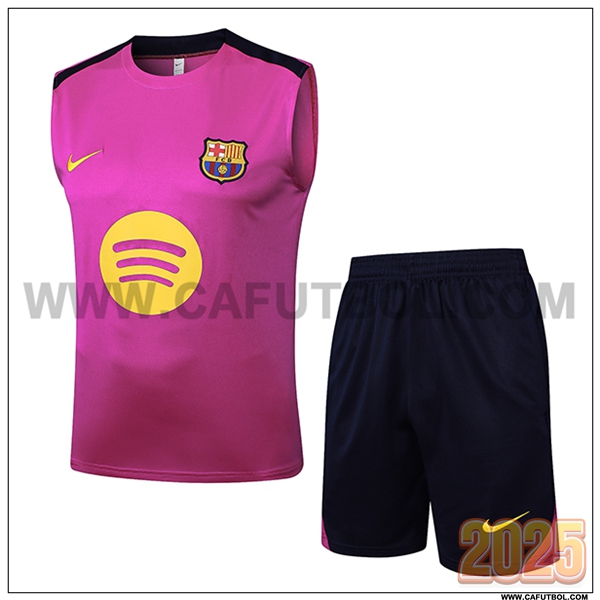 Camiseta Entrenamiento sin mangas FC Barcelona Violeta 2025 2026