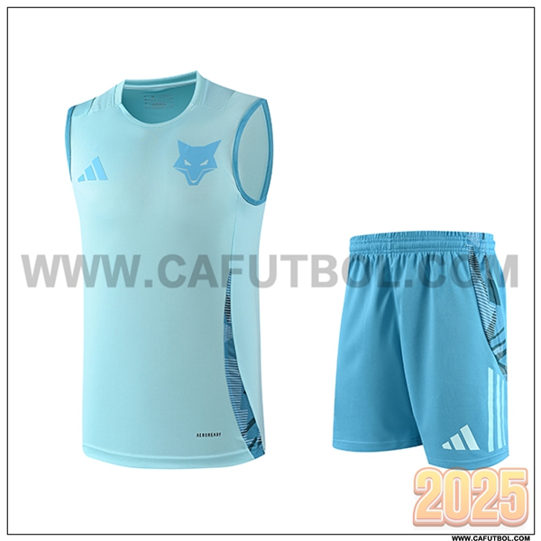 Camiseta Entrenamiento sin mangas Cruzeiro Azul Claro 2025 2026
