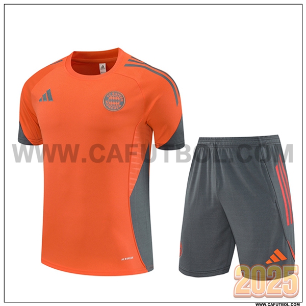 Camiseta Entrenamiento Bayern Munich Naranja/Gris 2025 2026
