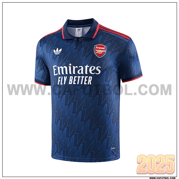 Camiseta Polo Arsenal Azul 2025 2026