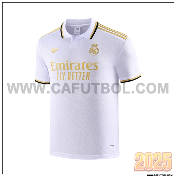 Camiseta Polo Real Madrid Blanco 2025 2026 -02