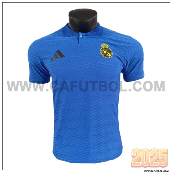 Camiseta Polo Real Madrid Azul 2025 2026 -02