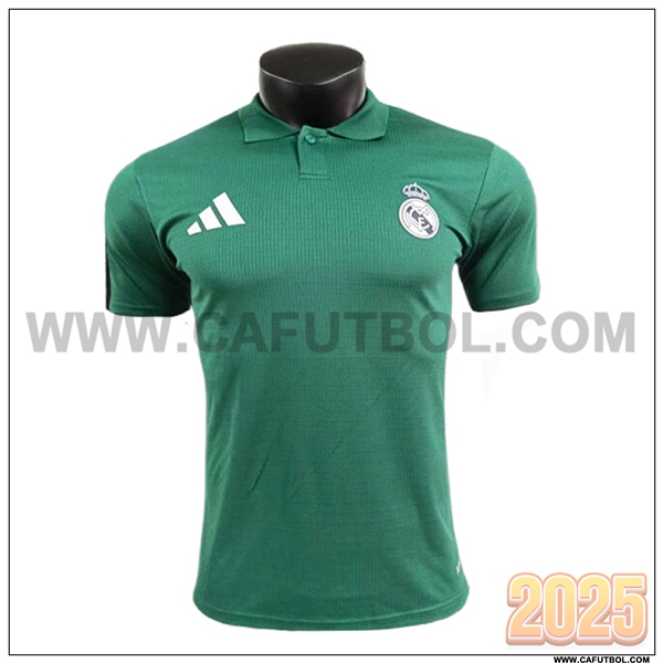 Camiseta Polo Real Madrid Verde 2025 2026
