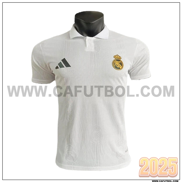 Camiseta Polo Real Madrid Blanco 2025 2026 -03