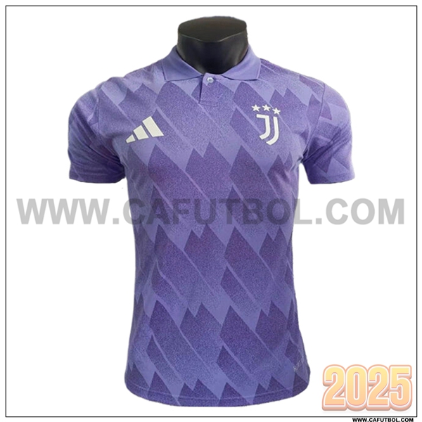 Camiseta Polo Juventus Violeta 2025 2026 -02