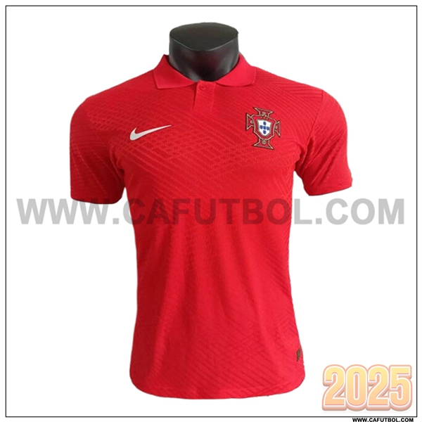 Camiseta Polo Portugal Rojo 2025 2026