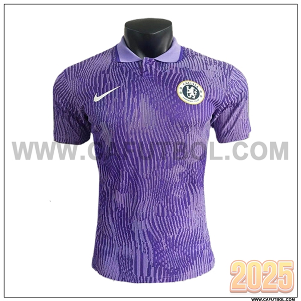 Camiseta Polo FC Chelsea Violeta 2025 2026