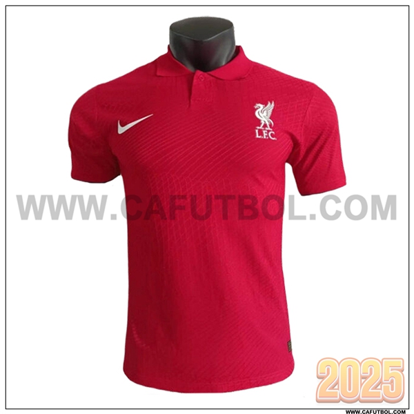 Camiseta Polo FC Liverpool Rojo 2025 2026