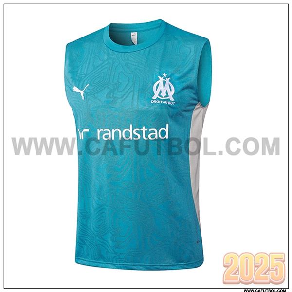Chalecos De Futbol Marsella Azul/Blanco 2025 2026