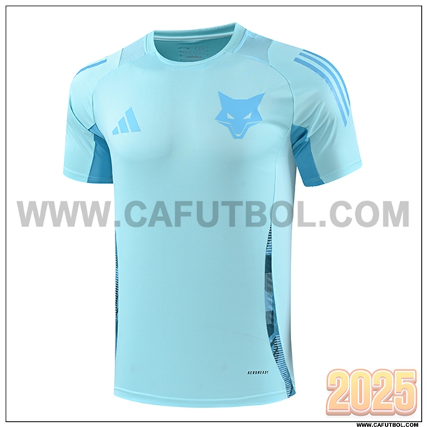 Camiseta Entrenamiento Cruzeiro Azul Claro 2025 2026